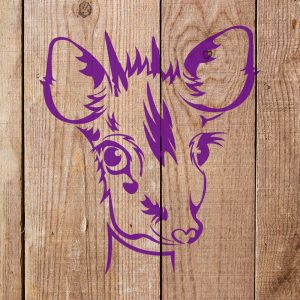 Cute Deer Head Stencil - Art and Wall Stencil - Image 4