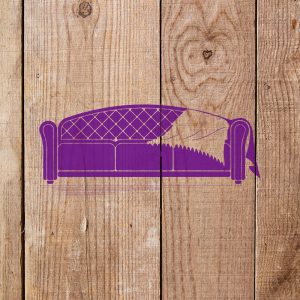 Couch Sofa Stencil - Art and Wall Stencil - Image 3