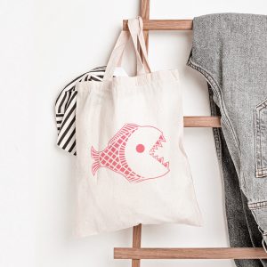 Fish with Teeth Stencil - Art and Wall Stencil - Image 6