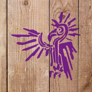 Aztec Bird Stencil - Art and Wall Stencil - Image 4