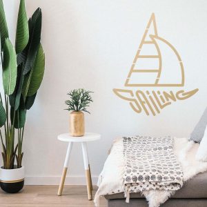Sailing Sailboat Stencil - Art and Wall Stencil - Image 3