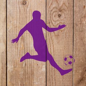 Soccer Player Stencil - Art and Wall Stencil - Image 5