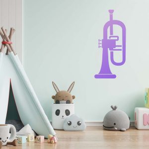 Trumpet Stencil - Art and Wall Stencil - Image 3