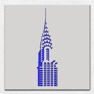 Chrysler Building Stencil - Art and Wall Stencil - Image 3