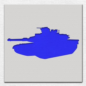 Tank Stencil - Art and Wall Stencil - Image 3