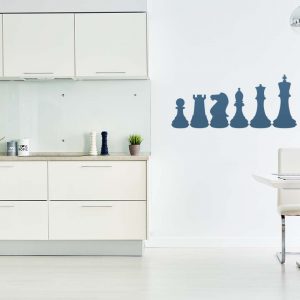 Chess Pieces Stencil - Art and Wall Stencil - Image 4