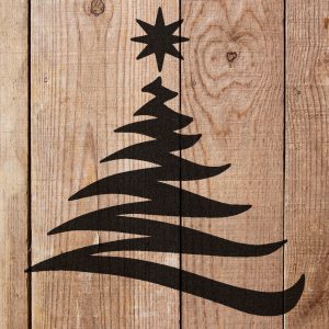 Christmas Tree Stencil - Art and Wall Stencil - Image 5