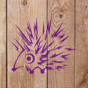 Porcupine Stencil - Art and Wall Stencil - Image 4