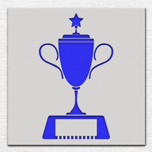 Trophy Stencil - Art and Wall Stencil - Image 4