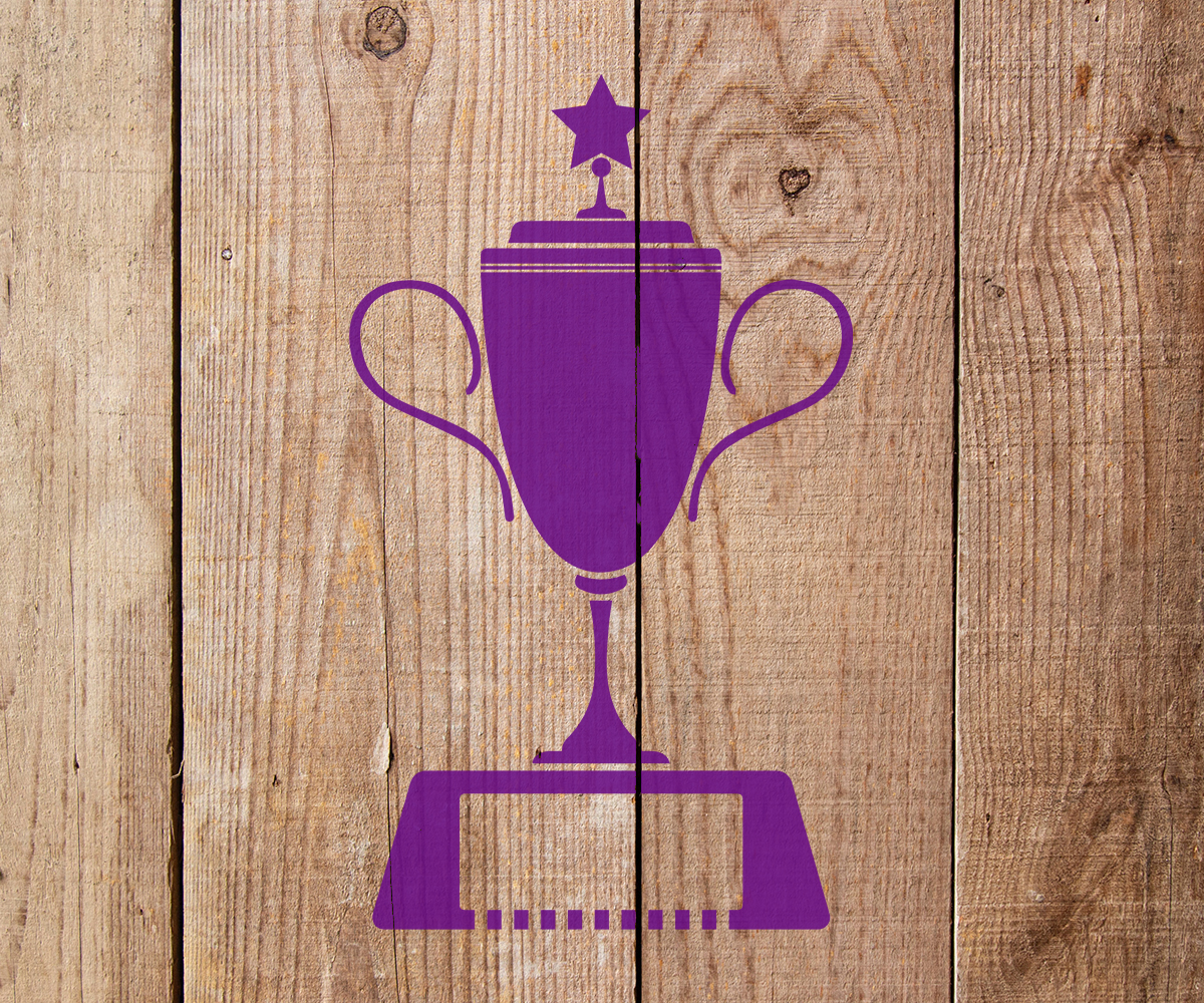 Trophy Stencil - Art and Wall Stencil - Stencil Giant