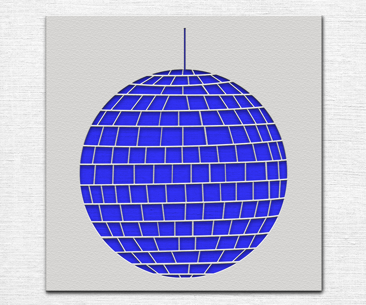 Disco Ball Stencil - Art and Wall Stencil - Stencil Giant