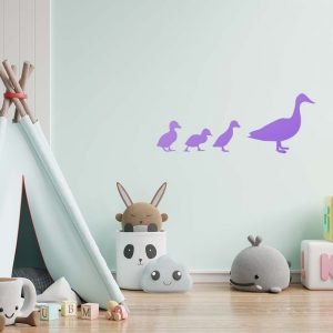 Duck with Hatchlings Stencil - Art and Wall Stencil - Image 5