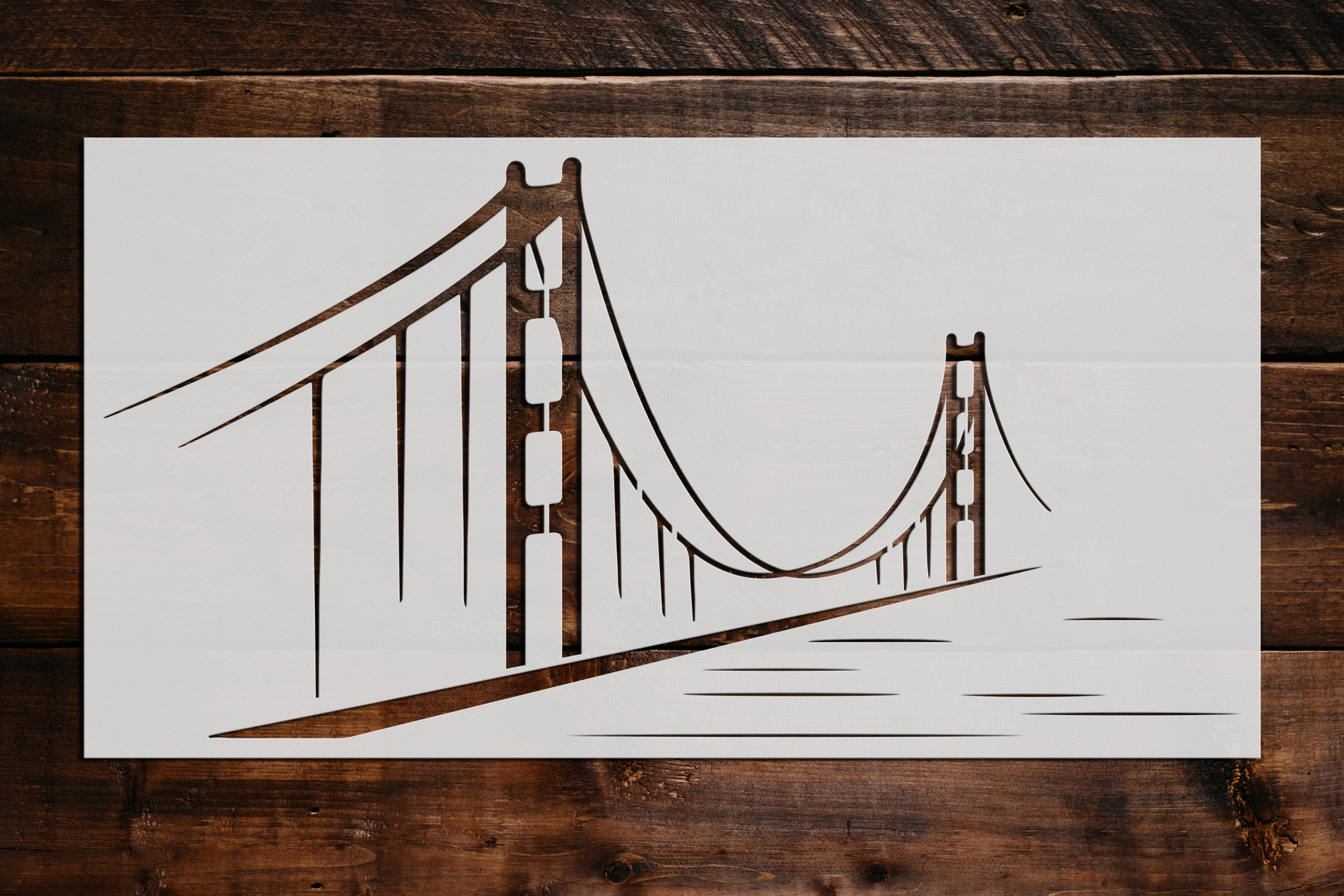 Golden Gate Bridge Stencil Art and Wall Stencil Stencil Giant