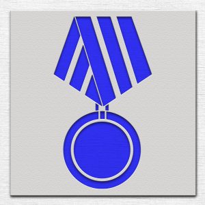 Medal Stencil - Art and Wall Stencil - Image 4