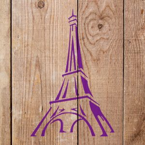 Eiffel Tower Stencil - Art and Wall Stencil - Image 4