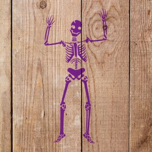 Skeleton Stencil - Art and Wall Stencil - Image 4