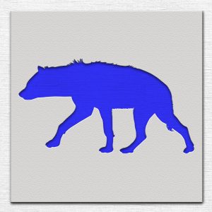 Hyena Stencil - Art and Wall Stencil - Image 3