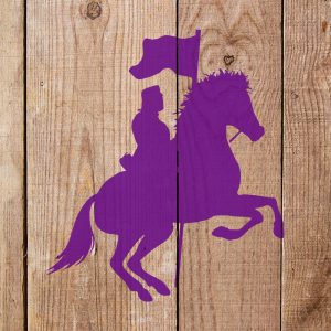 Man on Horse Stencil - Art and Wall Stencil - Image 4