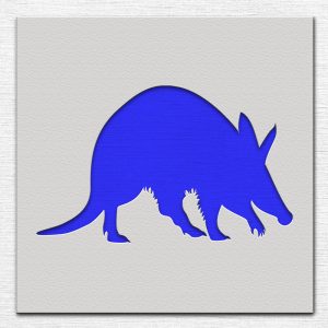 Armadillo Stencil - Art and Wall Stencil - Image 3
