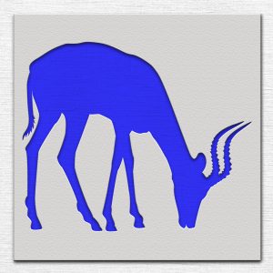Antelope Stencil - Art and Wall Stencil - Image 3