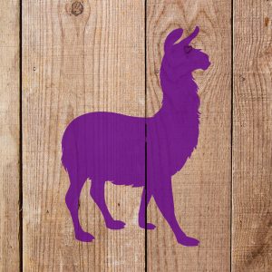 Llama Stencil - Art and Wall Stencil - Image 4