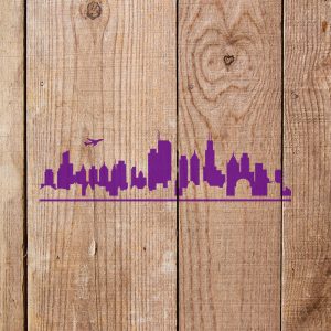 City View Stencil - Art and Wall Stencil - Image 3