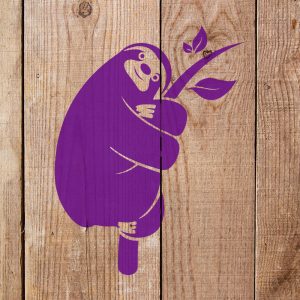 Sloth Stencil - Art and Wall Stencil - Image 4