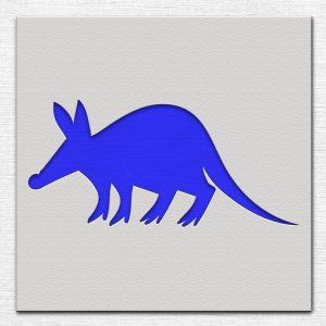 Armadillo Stencil - Art and Wall Stencil - Image 3