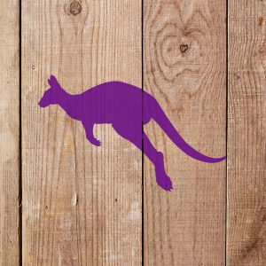 Kangaroo Stencil - Art and Wall Stencil - Image 4