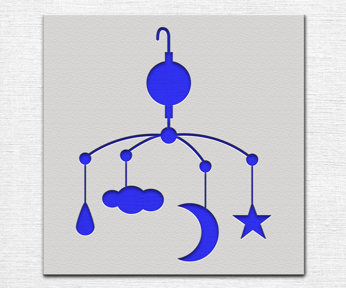 Baby Mobile Stencil Art and Wall Stencil Stencil Giant