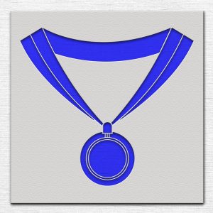 Medal, Olympic Metal Stencil - Art and Wall Stencil - Image 4