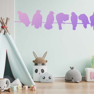 Birds on a Wire Stencil - Art and Wall Stencil - Image 5