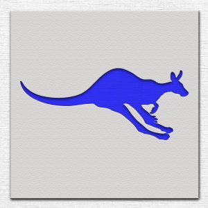Kangaroo Stencil - Art and Wall Stencil - Image 3