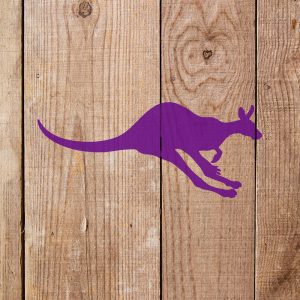 Kangaroo Stencil - Art and Wall Stencil - Image 4