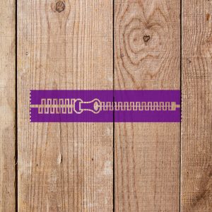 Zipper Stencil - Art and Wall Stencil - Image 3