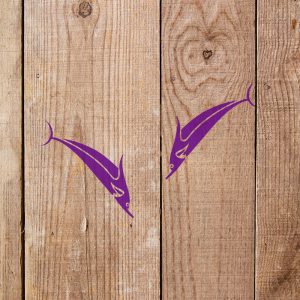 Porpoise Stencil - Art and Wall Stencil - Image 4