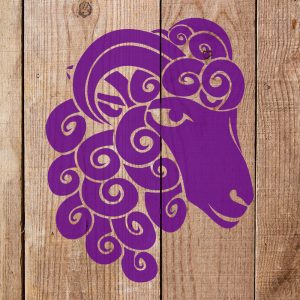 Ram Stencil - Art and Wall Stencil - Image 4