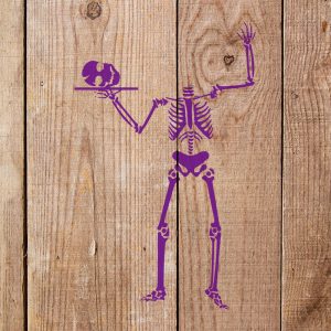 Skeleton Stencil - Art and Wall Stencil - Image 4