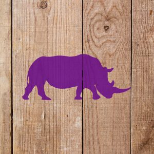 Rhinoceros Stencil - Art and Wall Stencil - Image 4