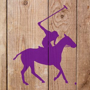 Polo Player and his Horse Stencil - Art and Wall Stencil - Image 5