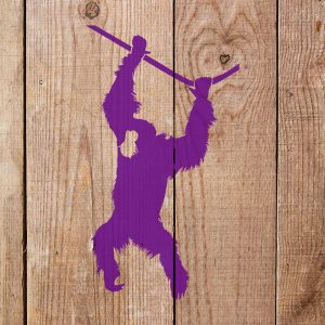Monkey Stencil - Art and Wall Stencil - Image 4