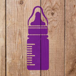 Baby Bottle Stencil - Art and Wall Stencil - Image 3