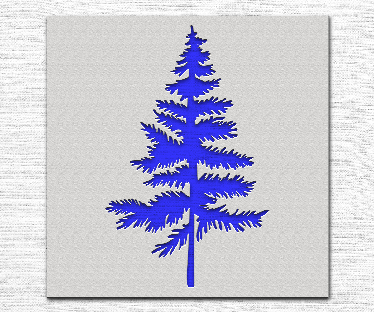 Pine Tree Stencil - Art and Wall Stencil - Stencil Giant