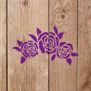 Roses Stencil - Art and Wall Stencil - Image 4