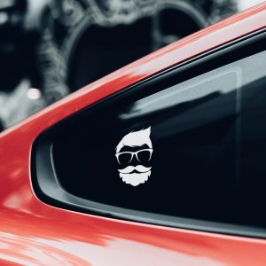 Mans Face Stencil - Art and Wall Stencil - Image 4