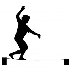 Walking a Tightrope Stencil - Art and Wall Stencil - Image 5