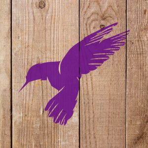 Humming Bird Stencil - Art and Wall Stencil - Image 4