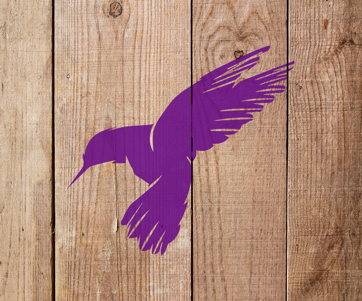 Humming Bird Stencil Art and Wall Stencil Stencil Giant