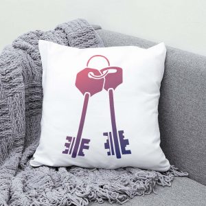 Two Skeleton Keys Stencil - Art and Wall Stencil - Image 5