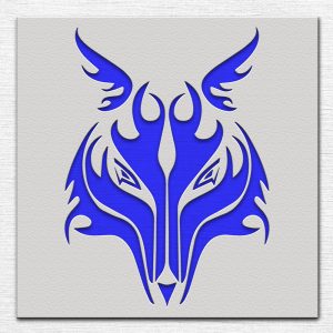 Fox Stencil - Art and Wall Stencil - Image 3